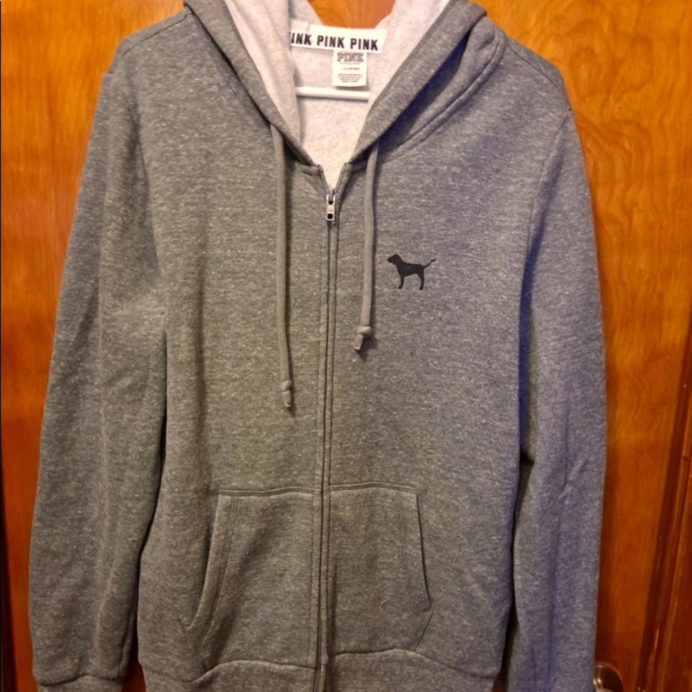 Pink zip up